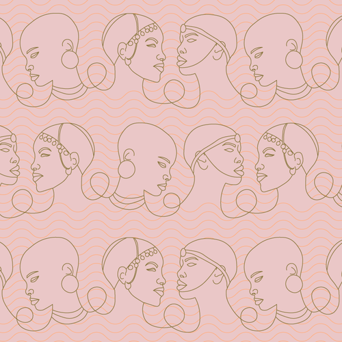 African design with the title 'Apparel/Textile Designs Pattern'