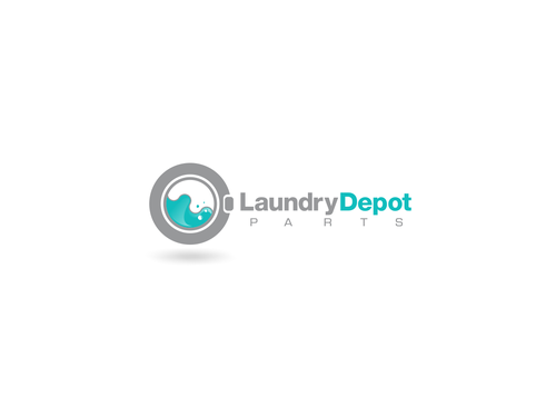 laundry shop logo design