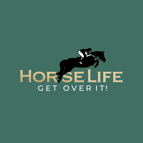 Horse brand with the title 'Equestrian Club Logo'