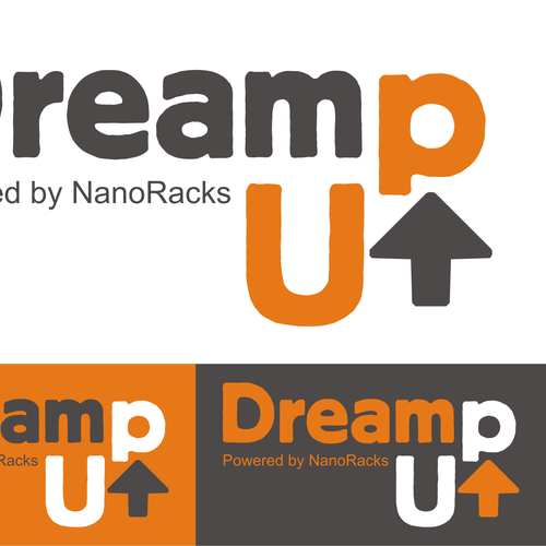 Up logo with the title 'Create a Winning Logo for An AeroSpace NonProfit'