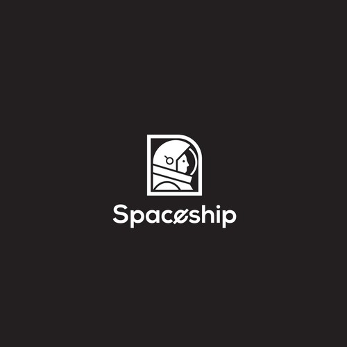 Planet logo with the title 'Spaceship'