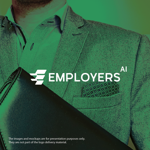 Symmetrical logo with the title 'E symmetrical abstract logo'