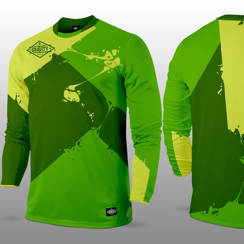 Cycling design with the title 'Mountain Bike Riding Gear Creation'