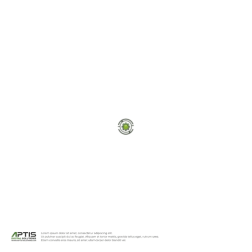 Animated logo with the title 'Animation intro Project for APTIS'