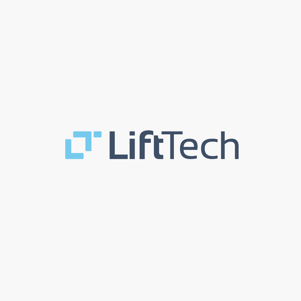 Lifting design with the title 'Logo for smart lift technology'
