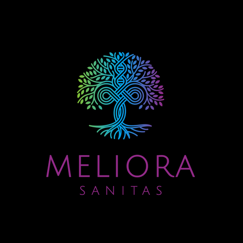 Infinity logo with the title 'Meliora Sanitas'