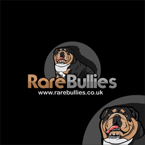 Bulldog design with the title 'mascot bulldog'