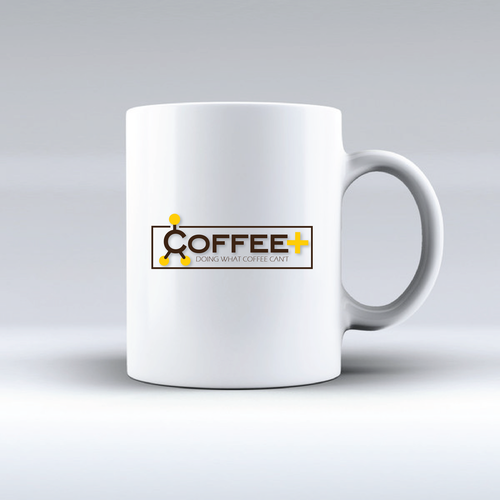 Coffee logo with the title 'Coffe plus'