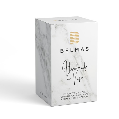 Black and white packaging with the title 'Packaging design'