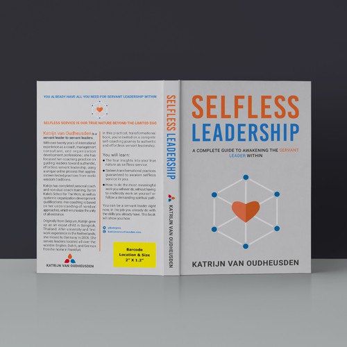 Leadership book cover with the title 'Selfless Leadership'