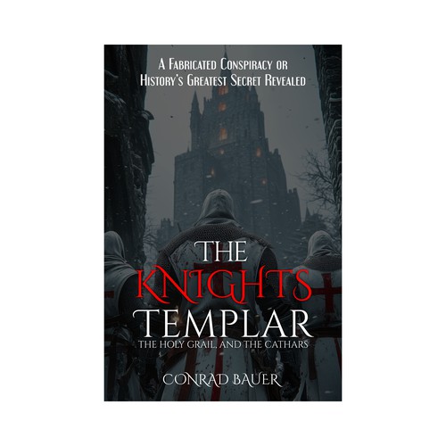 Church book cover with the title 'The Knights Templar Book Cover '
