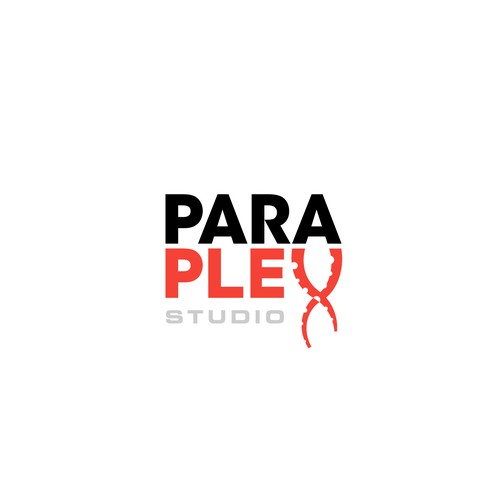 Studio brand with the title 'Paraplex Studio Logo Concept'