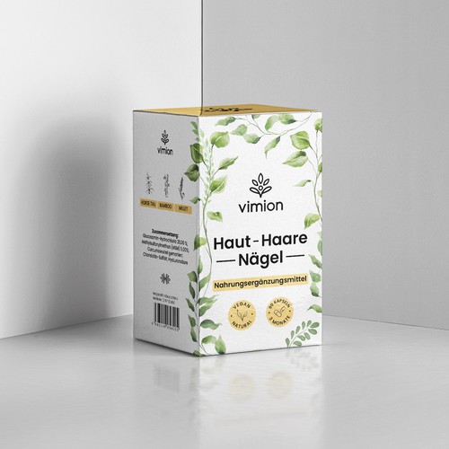 Leaf packaging with the title 'Illustrated packaging '