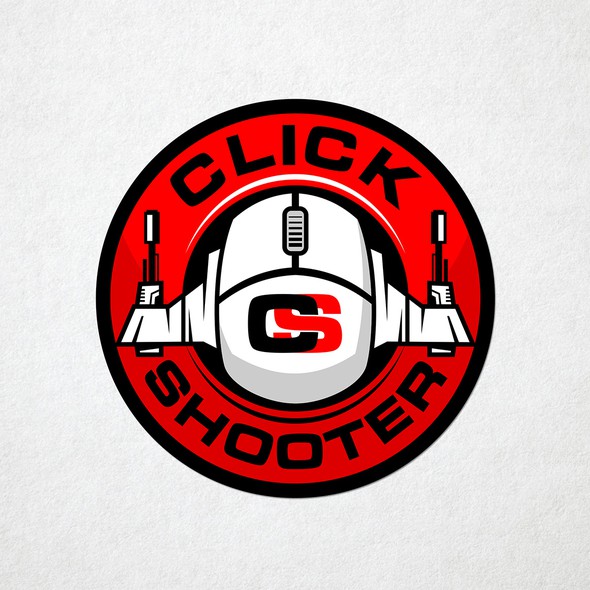 Computer logo with the title 'Logo for ClickShooter.com'