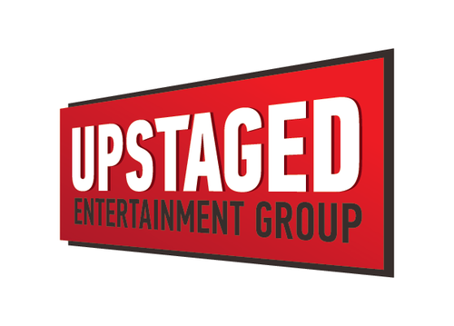 Dimensional logo with the title 'Upstaged Entertainment Group Logo'