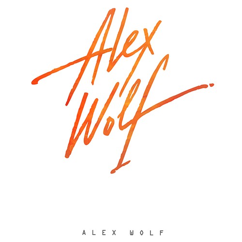 Creative artwork with the title 'Watercolor Calligraphy/Signature/Autograph'