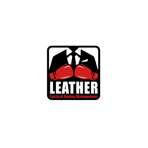 Boxing-gloves logo with the title 'Bold and Clever Vintage Design for Boxing App'