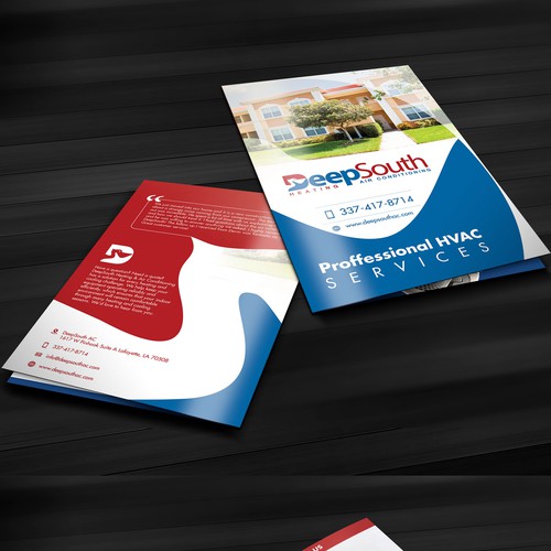 HVAC design with the title 'HVAC Brochure'
