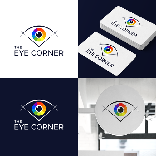 Eye care logo with the title 'Design a modern logo for New, Fun Optometry Office'