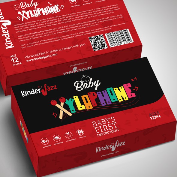 Music packaging with the title 'package design'