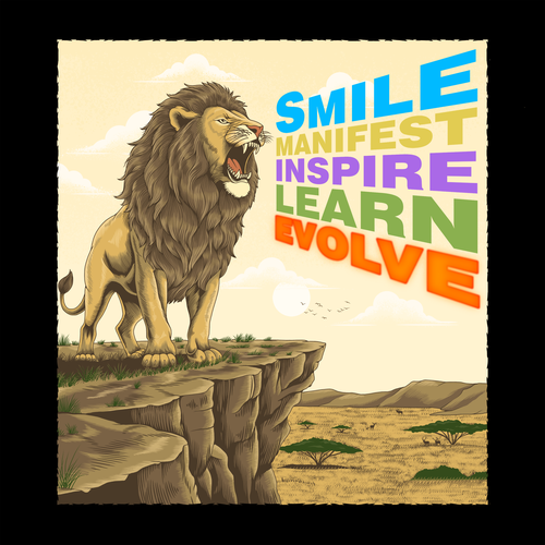 Education t-shirt with the title 'Spiritual T-shirt with a positive message'