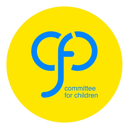 Paper brand with the title 'Simple logo concept for Committee For Children'