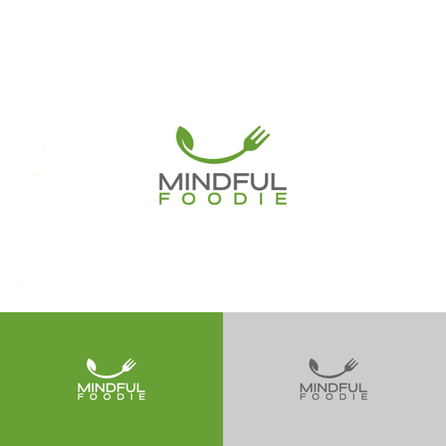 Plant brand with the title 'Healthy Food Logo'