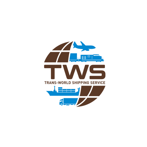 shipping company logo design