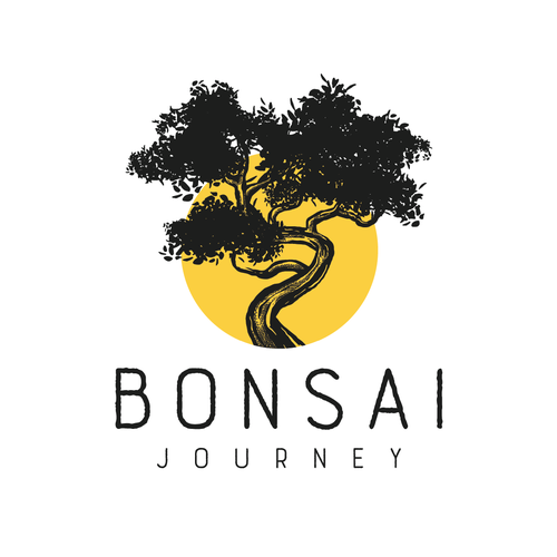 Journey logo with the title 'Bonsai blog logo design'