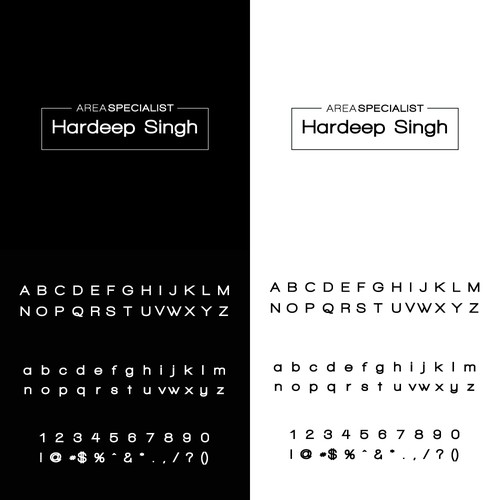 Solid logo with the title 'Font Concept for AreaSpecialist'