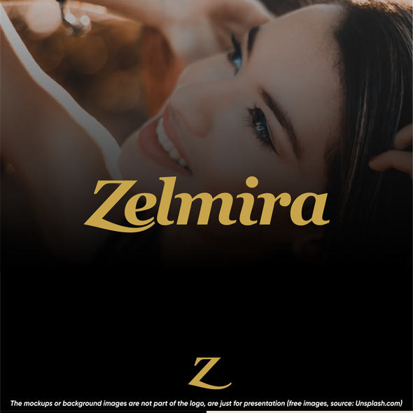 Monogram design with the title 'Zelmira'