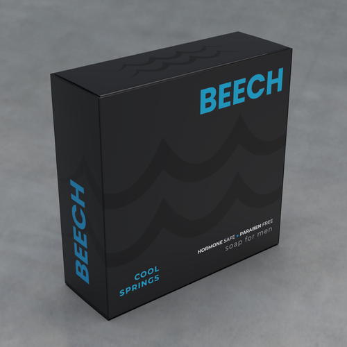 Design with the title 'BOX & 3D RENDER'