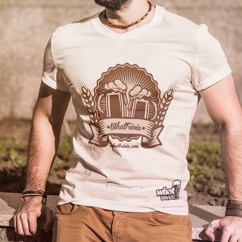 Elegant t-shirt with the title 'T-Shirt Design for Whattrivia'