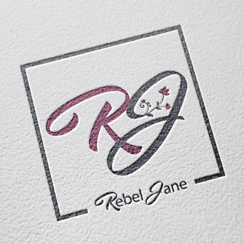 Tag logo with the title 'Rebel Jane Logo Design MU'