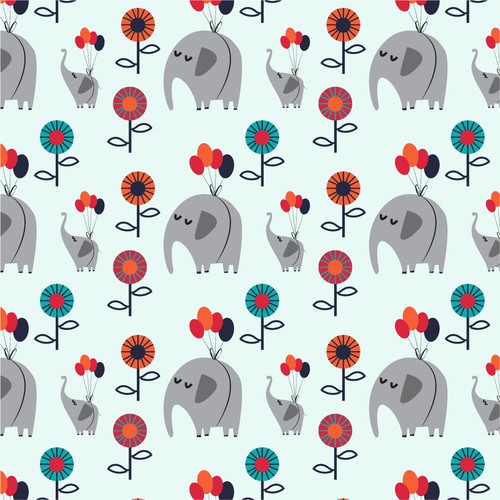 Pattern design artwork with the title 'Pattern'