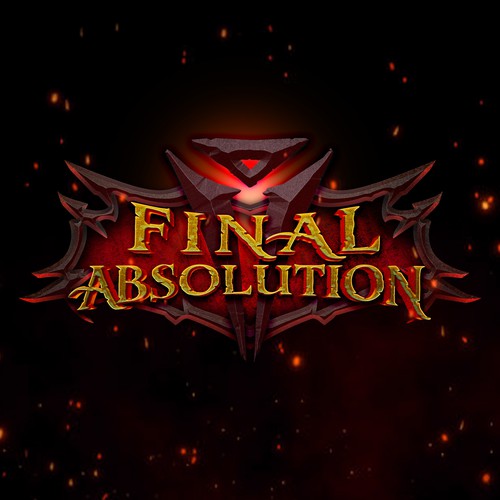 Realistic logo with the title 'Final Absolution'