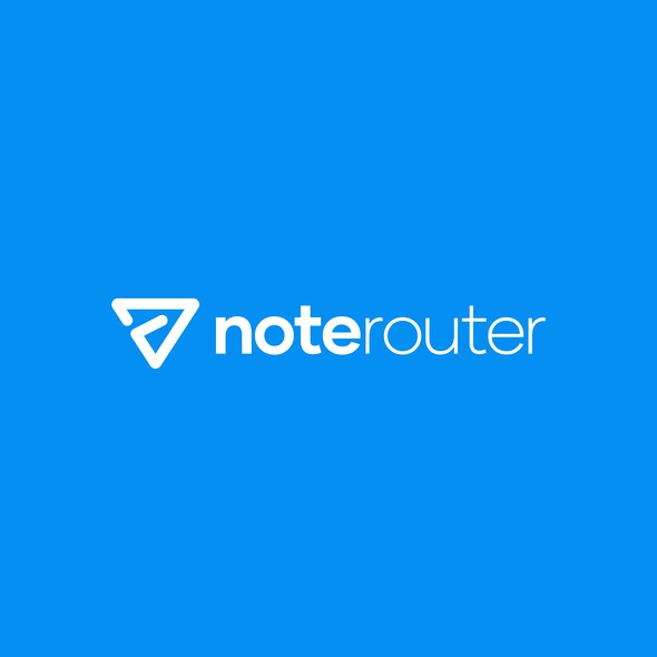 Direction design with the title 'noterouter'