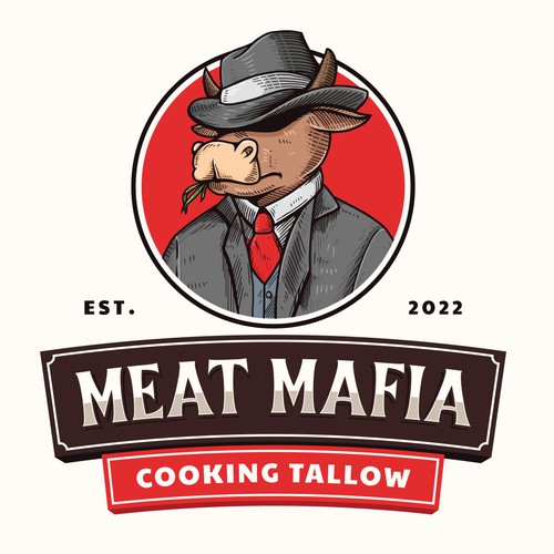 Mafia logo with the title 'Meat Mafia Cooking Tallow'