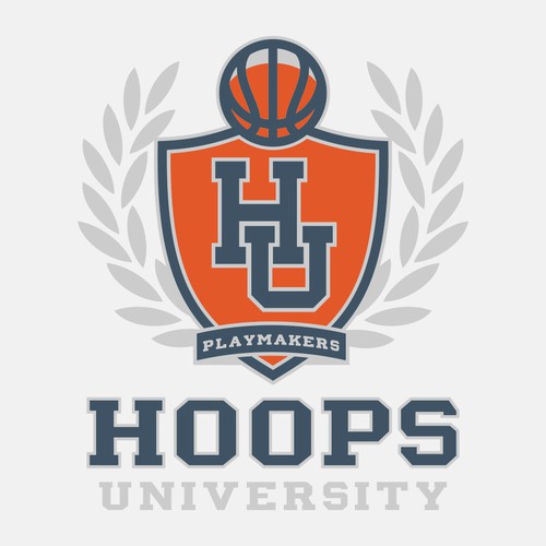 University logo with the title 'Hoops University'