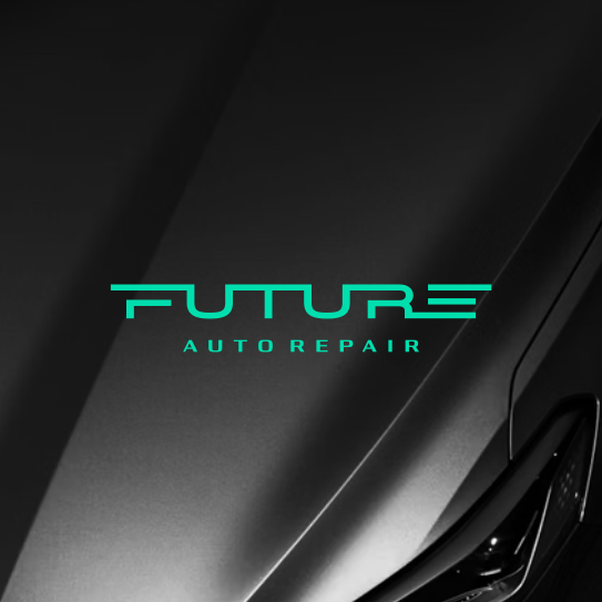 Fancy car logo with the title 'FUTURE'