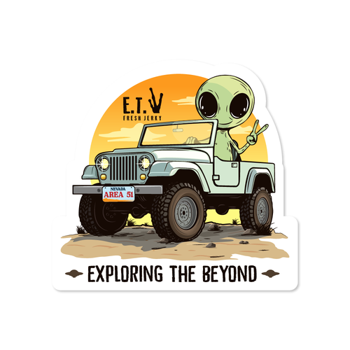 Sticker logo with the title 'Exploring'