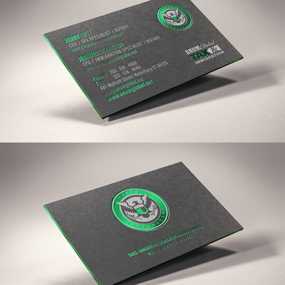 B Card Design and Logo Refine For Unum Global Tax & Immigration