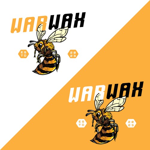 Waxing logo with the title 'WarWax'