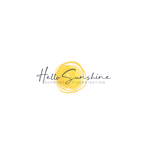 Script logo with the title 'Sunshine logo'