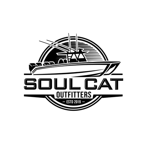 Travel logo with the title 'Soul Cat'