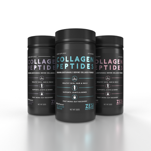 Feminine label with the title 'Bold and minimal industrial label'