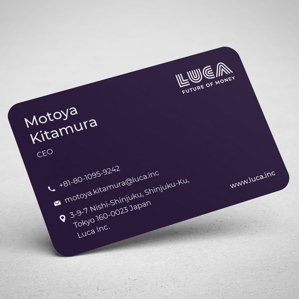 Venture design with the title 'Business Card'