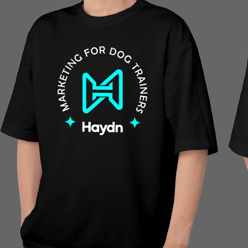 Business t-shirt with the title 'Logo T-shirt Design (Marketing for Dog Trainers)'