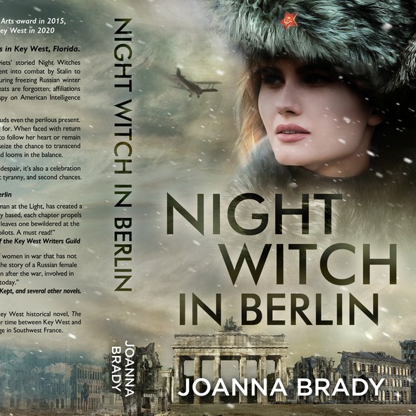 Berlin design with the title 'Night Witch in Berlin - Historical Romance'