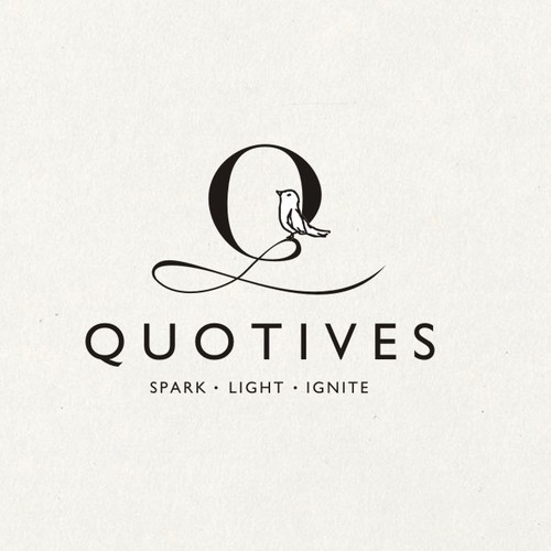 Light brand with the title 'QUOTIVES candle'